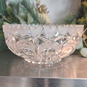 VTG Bleikristall Crystal Heart Bowl